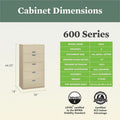 The HON HON Brigade 600 H685 Lateral File, Brown, HON685LL