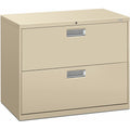 The HON HON Brigade 600 H682 Lateral File, Brown, HON682LL