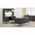 The HON HON Metro Classic HP3262 Pedestal Desk, Gray, HONP3262-NS