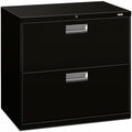 The HON HON Brigade 600 H672 Lateral File, Black, HON672L-P