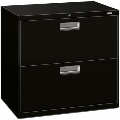 The HON HON Brigade 600 H672 Lateral File, Black, HON672L-P
