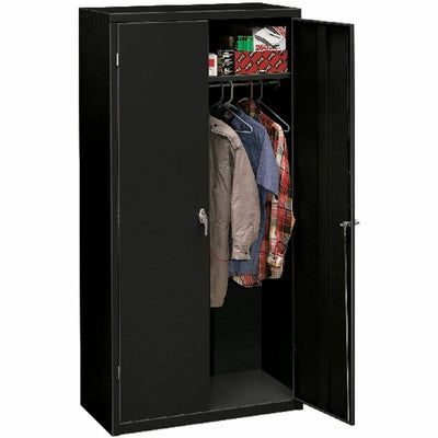 The HON HON Brigade Storage Cabinet, Black, /CT — view 1