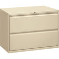 The HON HON Brigade 800 H892 Lateral File, Brown, HON892LL