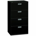 The HON HON Brigade 600 H674 Lateral File, Black, HON674L-P