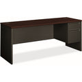 The HON HON 38000 H38856R Pedestal Credenza, Gray, HON38856RNS