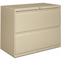 The HON HON Brigade 800 H882 Lateral File, Brown, HON882LL