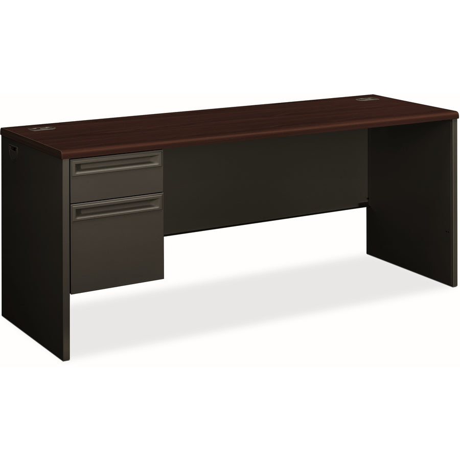 HON 38000 Series Credenza - 2-Drawer, Steel, Cord Management, HON38855LNS