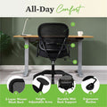 The HON HON Wave Chair, Black, BSXVL712MM10