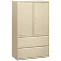 The HON HON Brigade 800 H895LS Lateral File, Brown, HON895LSL