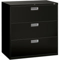The HON Company HON Brigade 600 H693 Lateral File, Black, HON693L-P