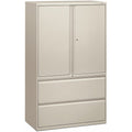 The HON HON Brigade 800 H895LS Lateral File, Gray, HON895LSQ