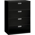 The HON HON Brigade 600 H694 Lateral File, Black, HON694L-P