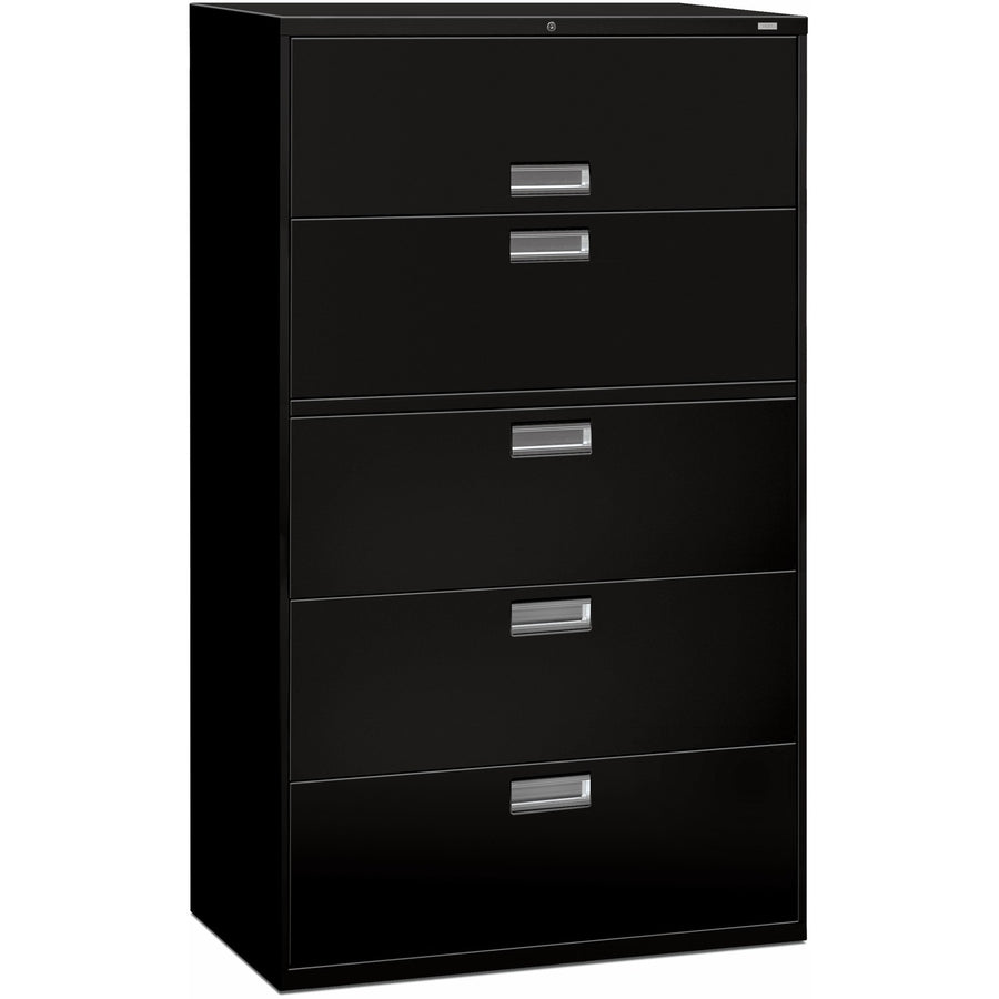 The HON HON Brigade 600 H695 Lateral File, Black, /CT — view 1