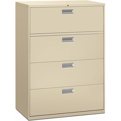 The HON HON Brigade 600 H694 Lateral File, Brown, /CT — view 1