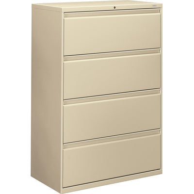 The HON HON Brigade 800 H884 Lateral File, Brown, /CT — view 1