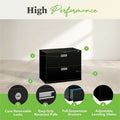 The HON HON Brigade 600 H682 Lateral File, Black, HON682LP