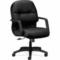 The HON HON Pillow-Soft Chair, Black, HON2092SR11T