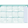 House of Doolittle Express Track Yearly Laminated Planner, Green, 24", HOD392