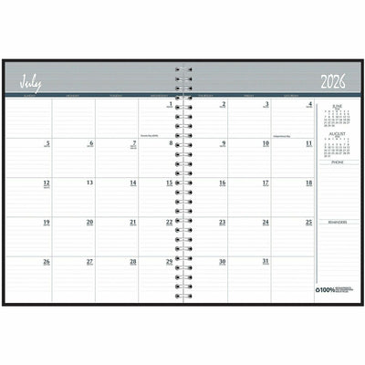 House of Doolittle 14-month Academic Monthly Planner, 8 1/2", 10EA/CT 4CT/CT — view 1
