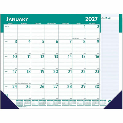 House of Doolittle ExpressTrack Desk Pad Calendar, HOD148