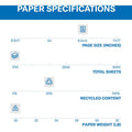 International Paper Company Hammermill Colors Recycled Copy Paper - Pink, 8 1/2" x 14", 500 / Ream, HAM103390