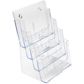 Deflecto Multi-Compartment DocuHolder, Clear, DEF77441