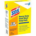 The Clorox CloroxPro™ S.O.S Steel Wool Soap Pads, Blue, 12 / Carton, CLO88320CT