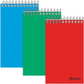TOPS Oxford Narrow Ruled Pocket Size Memo Book, 3" x 5", 3 / Pack, TOP45093