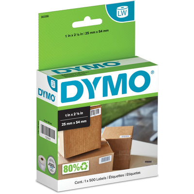 Newell Dymo LabelWriter Small Multipurpose Labels, White, 1 Roll, DYM30336