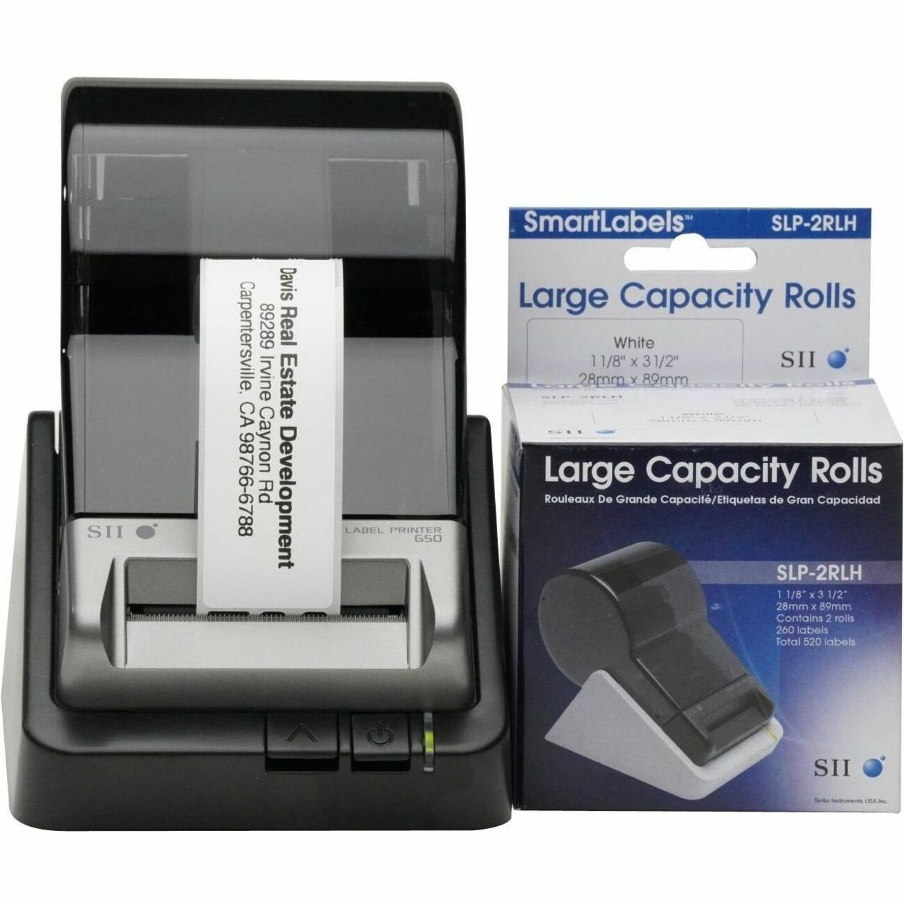 Seiko SmartLabels Large Capacity Address Label Rolls, 1 Box