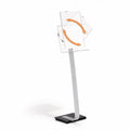 Durable Office Info Sign Floor Stand, Black, DBL481523