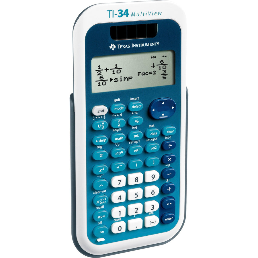 Texas Instruments TI-34 MultiView Scientific Calculator, 3.2" x 0.8", TEXTI-34MV