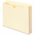 Smead Straight Tab Cut Letter Recycled File Jacket, Manila, 8 1/2" Width x 11" Length, 50 / Box, SMD75605
