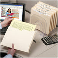 Smead Straight Tab Cut Letter Recycled File Jacket, Manila, 8 1/2" Width x 11" Length, 50 / Box, SMD75605