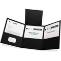 TOPS Oxford Letter Pocket Folder, Black, 8 1/2" Width x 11" Length, 20 / Box, OXF59806