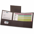 TOPS Oxford Letter Pocket Folder, Black, 8 1/2" Width x 11" Length, 20 / Box, OXF59806