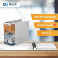 Davis Group of QuickFit View Binder, 3-Ring Binder, Angle D Ring, 5 Inch, White, 8 1/2" Width x 11" Length, STW870700