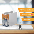 Davis Group of QuickFit View Binder, 3-Ring Binder, Angle D Ring, 5 Inch, White, 8 1/2" Width x 11" Length, STW870700