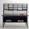Safco 12-Compartment Mesh Desktop Organizer, Black, SAF9430BL