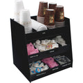 Vertiflex Vertical 3-Shelf Condiment Organizer, Black, VRTVFC1515