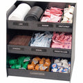 Vertiflex Vertical 3-Shelf Condiment Organizer, Black, VRTVFC1515