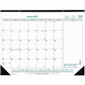 Dominion Blueline Blueline EcoLogix Monthly Desk Pad Calendar, 22" x 17", English, REDC177437