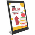 Deflecto Superior Image Bordered Sign Holder, Black, DEF69775