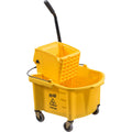 Genuine Joe Splash Shield Mop Bucket/Wringer, Yellow, GJO60466