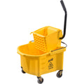 Genuine Joe Splash Shield Mop Bucket/Wringer, Yellow, GJO60466
