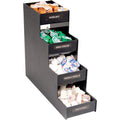 Vertiflex Narrow Condiment Organizer, Black, VRTVFC-1916RC