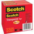 3M Scotch Transparent Tap, Clear, 1 Pack, MMM600723PK
