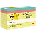 3M Post-it Notes Original Notepads, Canary Yellow, 1 Pack, MMM654144B
