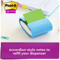 3M Post-it Super Sticky Dispenser Notes - Playful Primaries Color Collection, Sunnyside, 1 Pack, MMMR33010SSAN