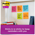 3M Post-it Super Sticky Dispenser Notes - Energy Boost Color Collection, Sunnyside, 1 Pack, MMMR33010SSAU